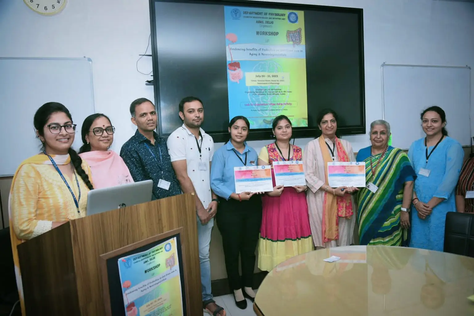 Poster Presentation Competition at AIIMS